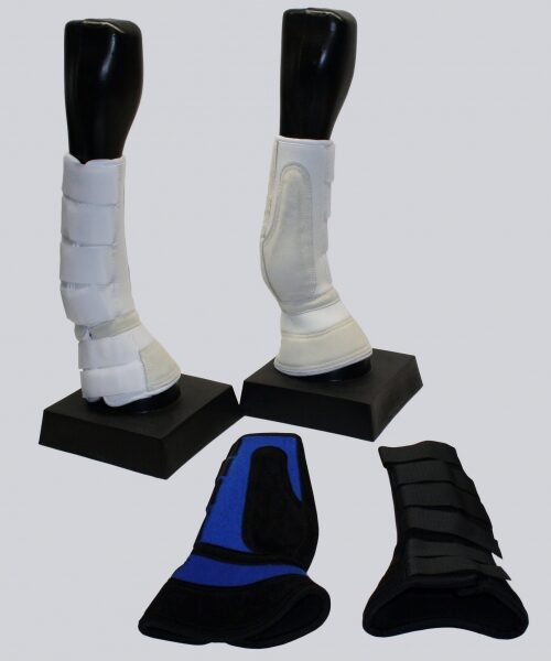 Combination Boots, Fesselkopfgamaschen mit integrierte Hufglochen, Neopren/Leder