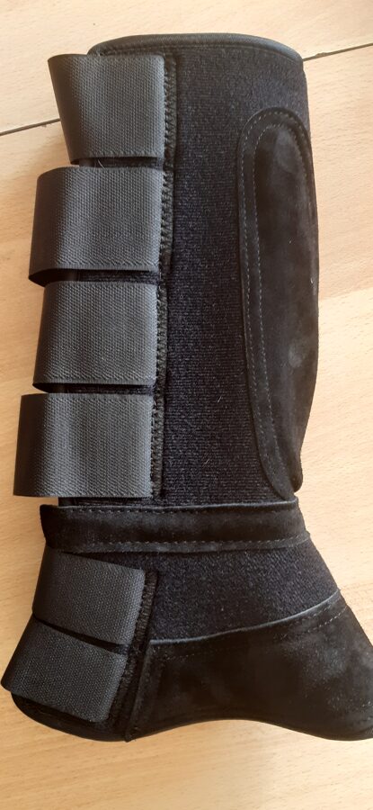 Combination Boots, Fesselkopfgamaschen mit integrierte Hufglochen, Neopren/Leder
