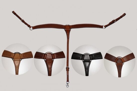 Vorderzeug . HARNESS in GLATT oder PUNZIERT in HELL / MITTEL / DUNKEL