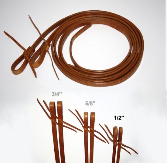 Herman Oak Harness Leder Zügel, 13mm, 240cm lang