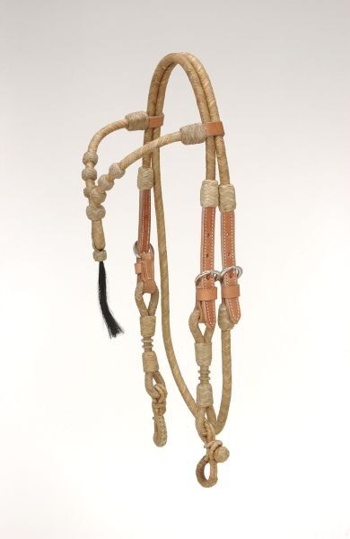 Rawhide Kopfstück, Futurity Stirnband mit Tassel