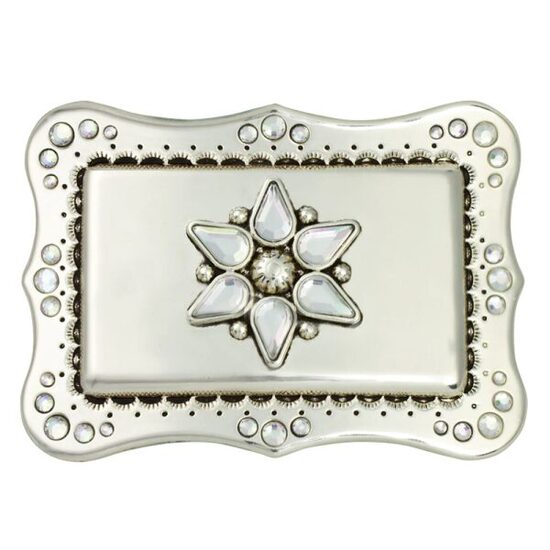 Buckle - Crystal Raindrop Trophy Buckle