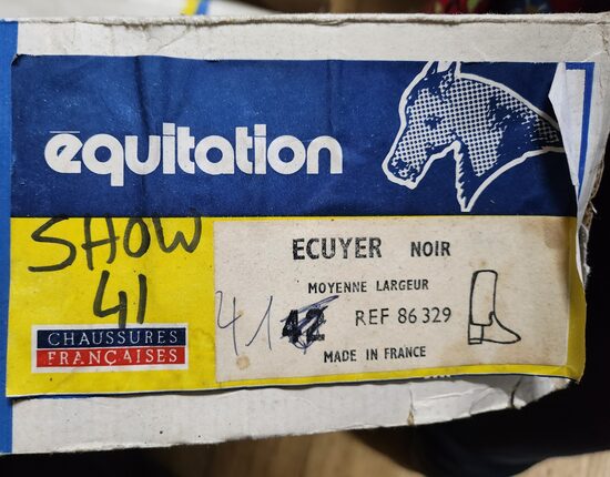 AIGLE Ecuyer, Größe 41, Equitation, Leather Look Reitstiefel, gefüttert