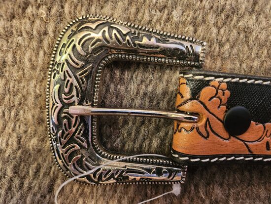 Gürtel 08, Wie 02, grüner kaktus, Westerngürtel, Eagle, verwechsebare Schnalle Silber