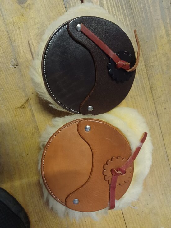 Gurtring- und Schnallenschoner, rund