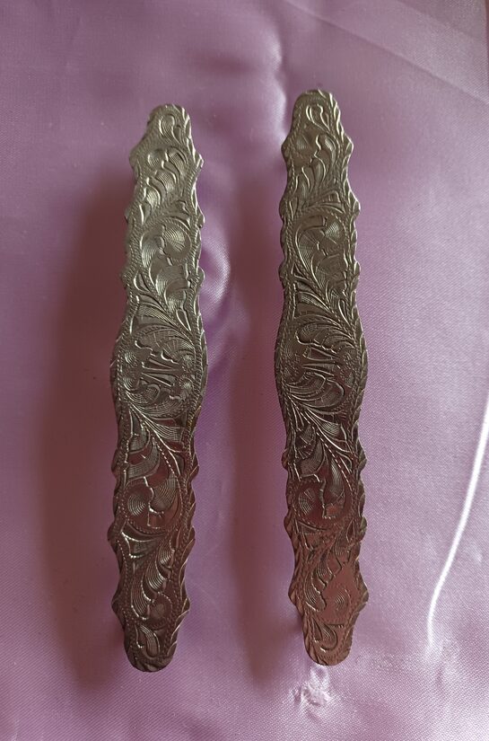  15 Silberbeschlag für Kopfstück, Halfter