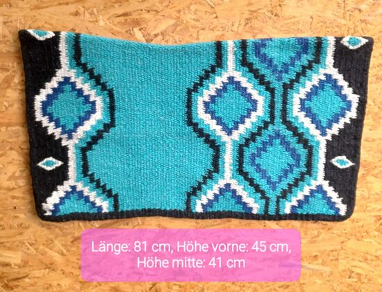 63. Blanket anatomisch türkis