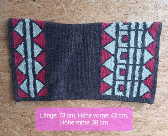 68. Blanket anatomisch  schwarz-rot-weiß 