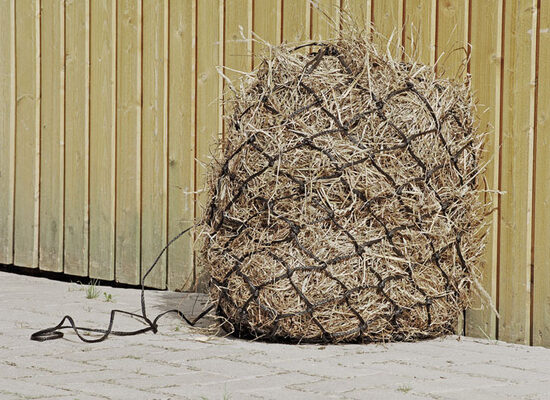 Heunetz Spezial, 6x6cm Maschen, schwarz