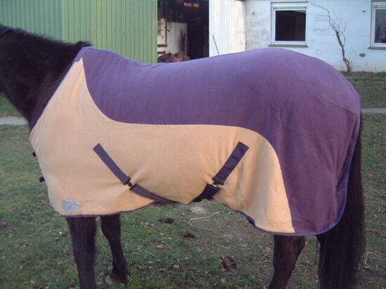 XAbschwitzdecke aubergine/Stone, 165cm