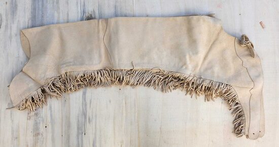 Showchaps in maisfarbe, Wildleder XL