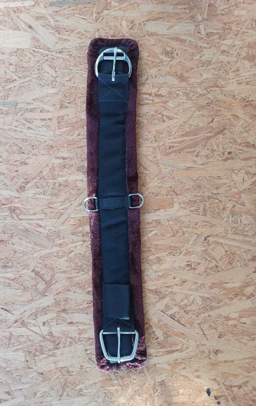 XWestern Sattelgurt, Fleece, rollschnalle, 30"