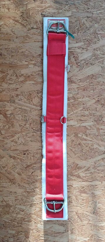 XWestern Sattelgurt, Fabtron, rot, 34"