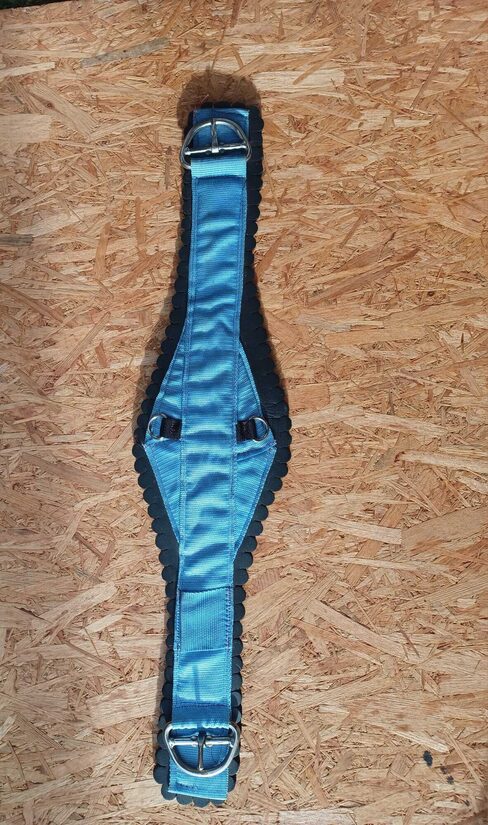 XWestern Sattelgurt, blau, 36", Neopren, anatomisch