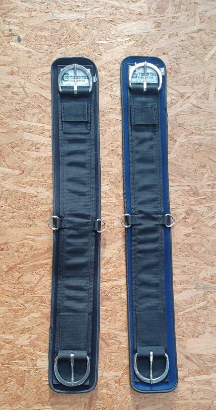 XWestern Sattelgurt, Continental, Gel, Klett, 36"