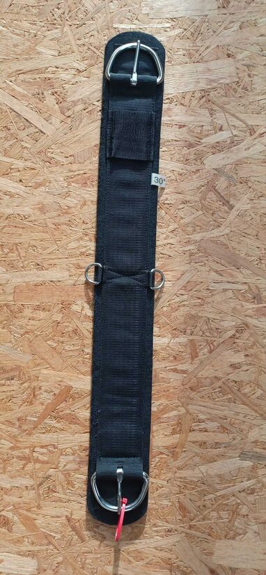 XWestern Sattelgurt, 30", mit Filz, schwarz