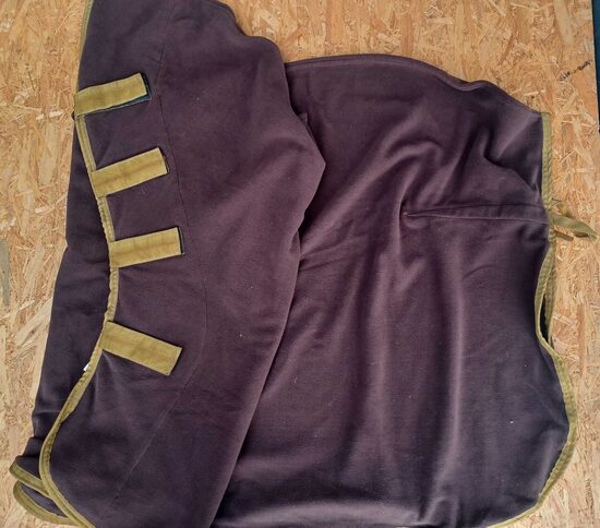 XOxford Abschwitzdecke, braun, mit Hals