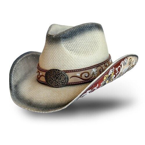 Western Fancy Strohhut "Paola"