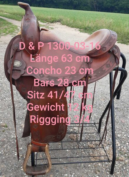 VERKAUFT Westernsattel, Deuber und Partner 1300-03, 16Inch Sitz, Schwung, gebraucht