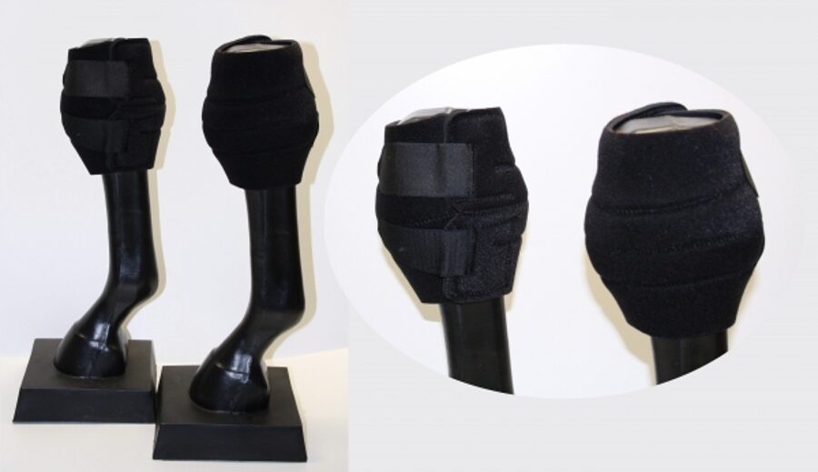Knee Boots Basic, schwarz, Vorderwurzelgelenk Schoner