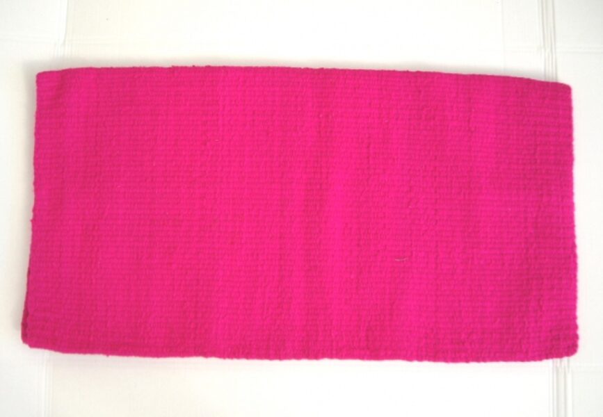 6. Showblanket, Hot pink, 92 x 86cm, New Zealand Wool 