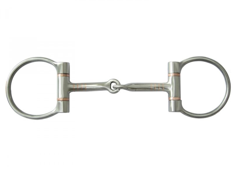 HYX D-Ring Snaffle, brushed