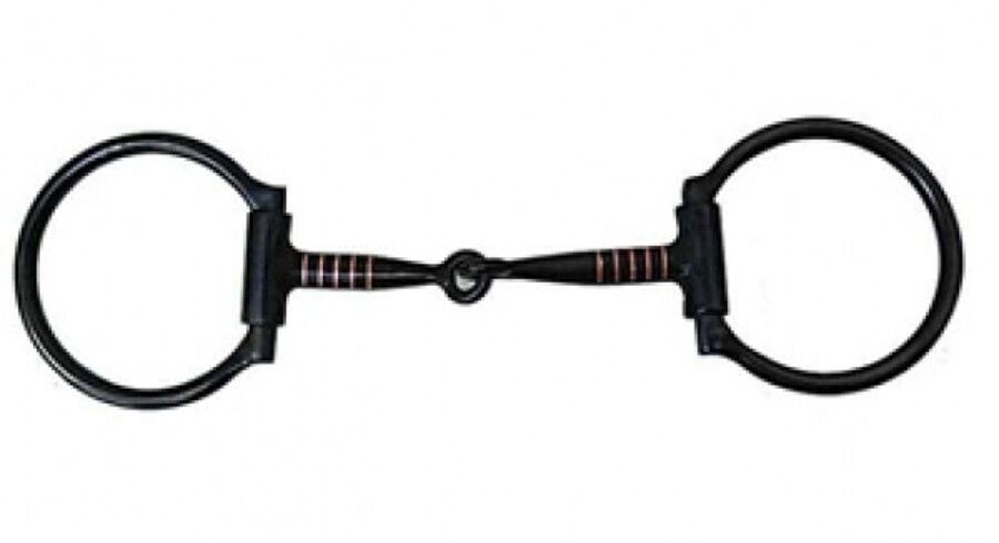 Black Steel D-Snaffle