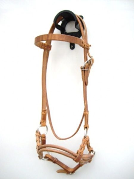 sidepull Harness double leather Noseband 