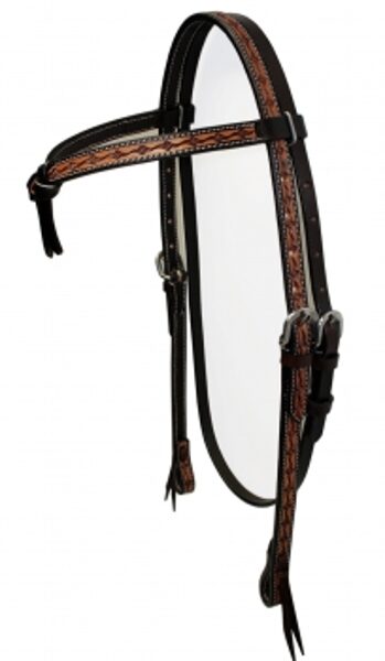 460. Futurity Kopfstück Barbwire, two-tone