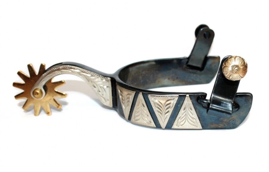 46. Blued Steel Show Sporen "Zigzag"