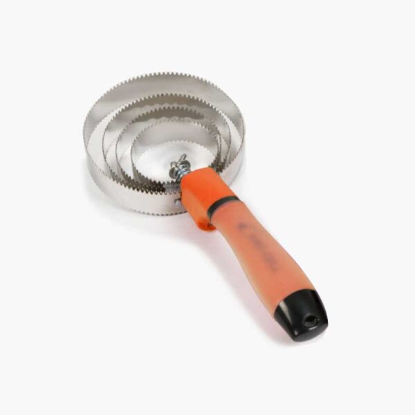 Lami-Cell runde Federstriegel, soft-gel Griff