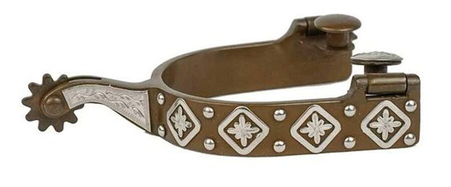 54. Show Sporen Karree, antique finish