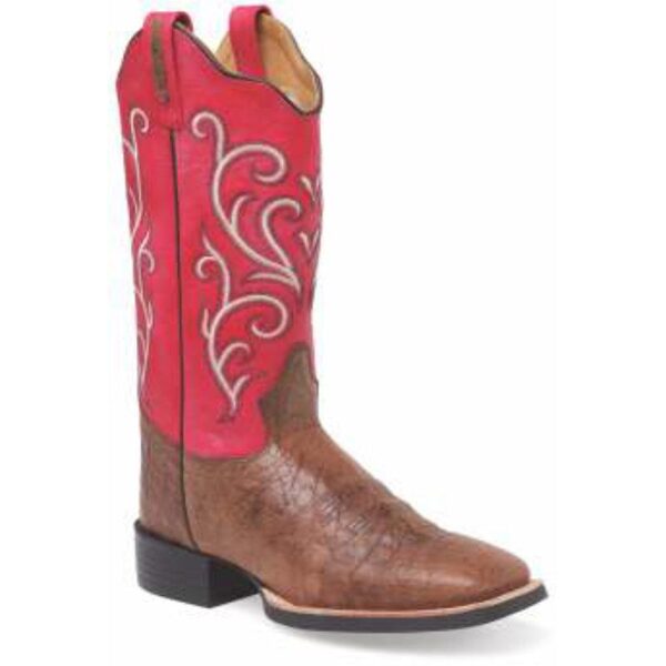 Cowboy boots ladies brown-red (39)