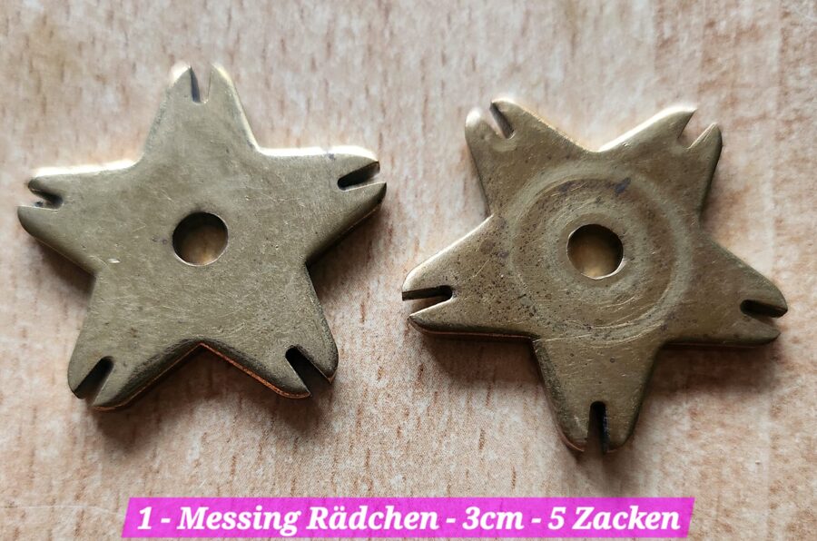 Messing-Sporenrädchen, diversen