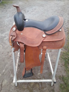VERKAUFT, JD Westernsattel, 15"