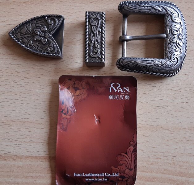 Buckle Set - SHERIDAN FLOWER - 38mm