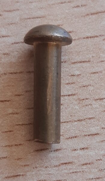 Ersatzachsen für Sporenräder, Messing, ohne Bohrung