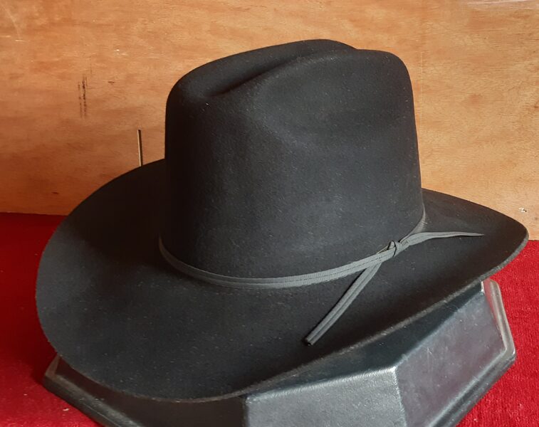 Western Express, Dyna Felt, black, 7 3/8 (59), XX Fur Blend