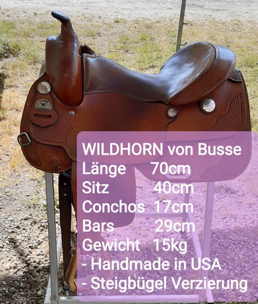 VERKAUFT, Wild Horn U013, Made in USA, gebraucht