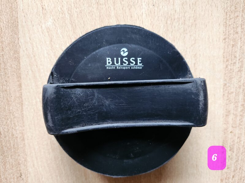 Busse, Gummi/Massage Striegel, rund
