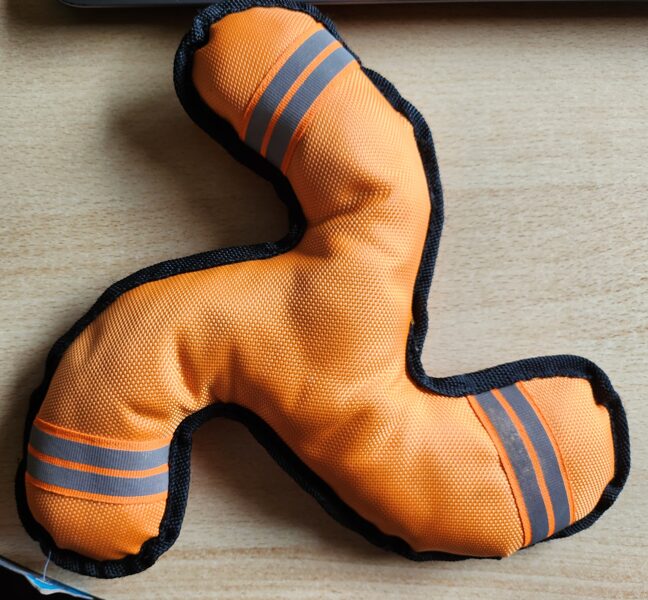 Wasserfestes Spielzeug, Twister, neonorange