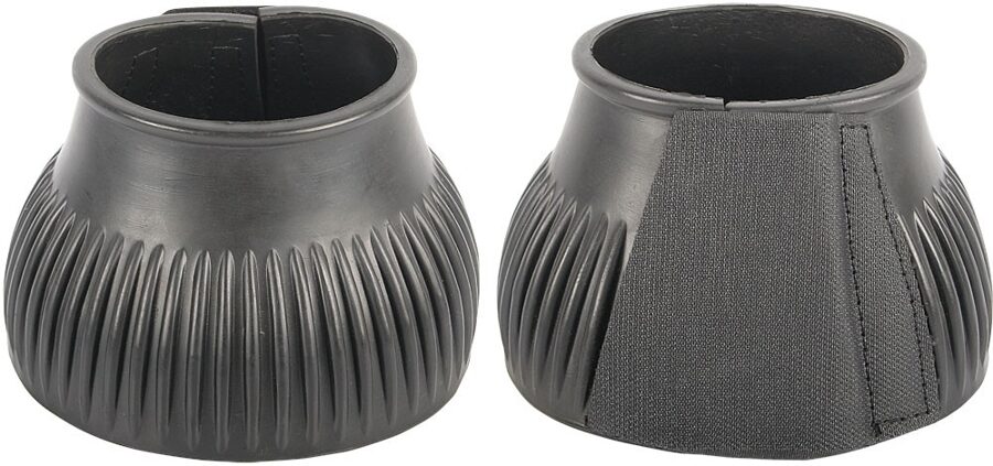 HH Springglocken Gummi mit Klett, M schwarz