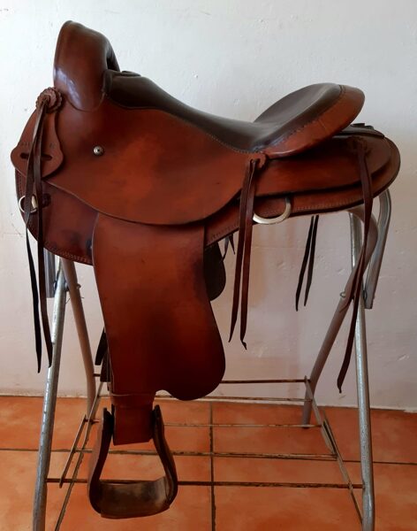 VERKAUFT, Deuber Western-, Endurance Sattel ohne Horn, 16", gebraucht!
