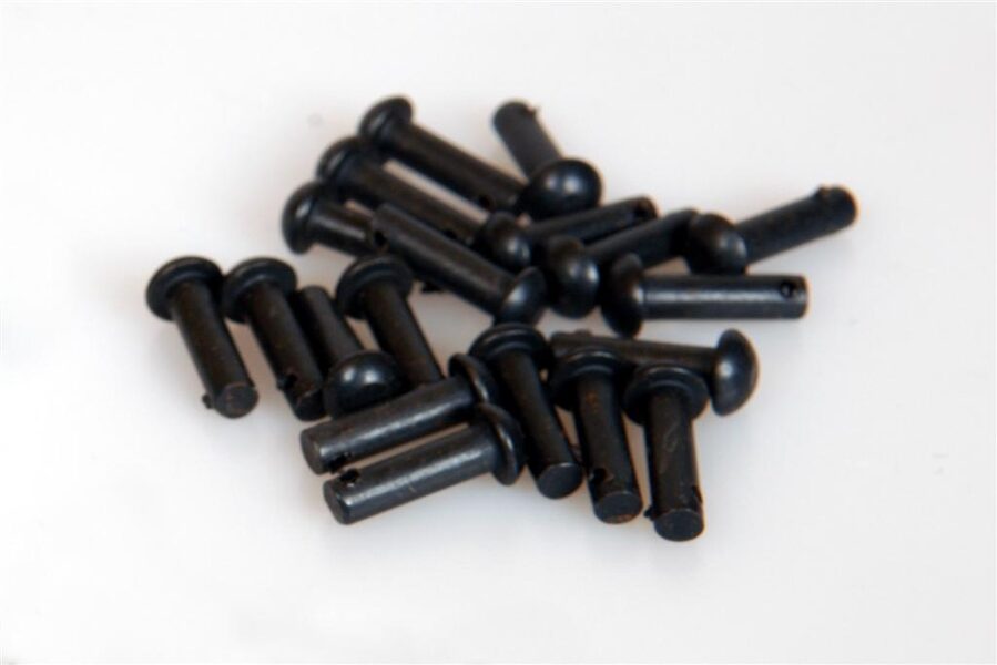 Ersatzachsen für Sporenräder, black steel