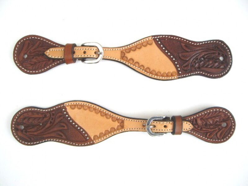 E17 Sporenriemen Two Tone punziert, mini Dots