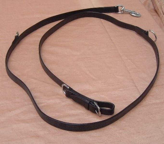 Hundeleine, Ausbildungsleine, 2m, Leder