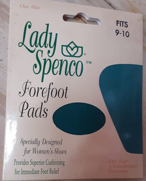 Lady Spenco, forefoot pads