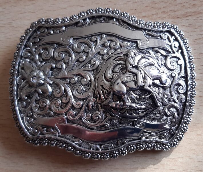 Silversmith Buckle mit Reiner