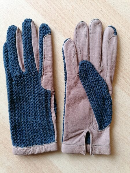 Reit-, Fahrer Handschuhe mit gehäkelte Rücken, verstärkte Finger, Gr.XS (6)