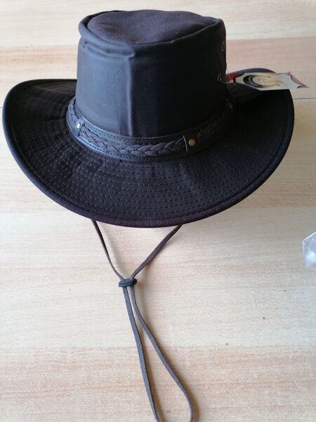 Wachs-Hut mit geflochtenem Hutband